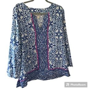 Lilly Pulitzer Amelia Island cotton tunic